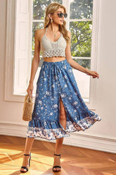 Jupe Champêtre <br> Bleue