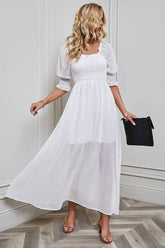 Robe Blanche Champêtre <br> Chic