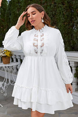 Robe Blanche Champêtre <br> Grande Taille