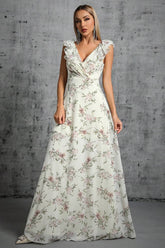 Robe Blanche <br> Fleurie Longue
