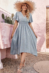 Robe Champêtre <br> Bleu Ciel