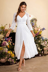 Robe Longue Blanche <br> Champêtre