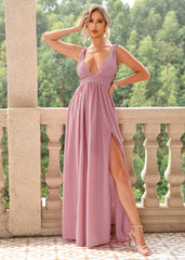 Robe Longue Champêtre <br> Rose