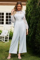 Combi Pantalon Blanche <br> Champêtre