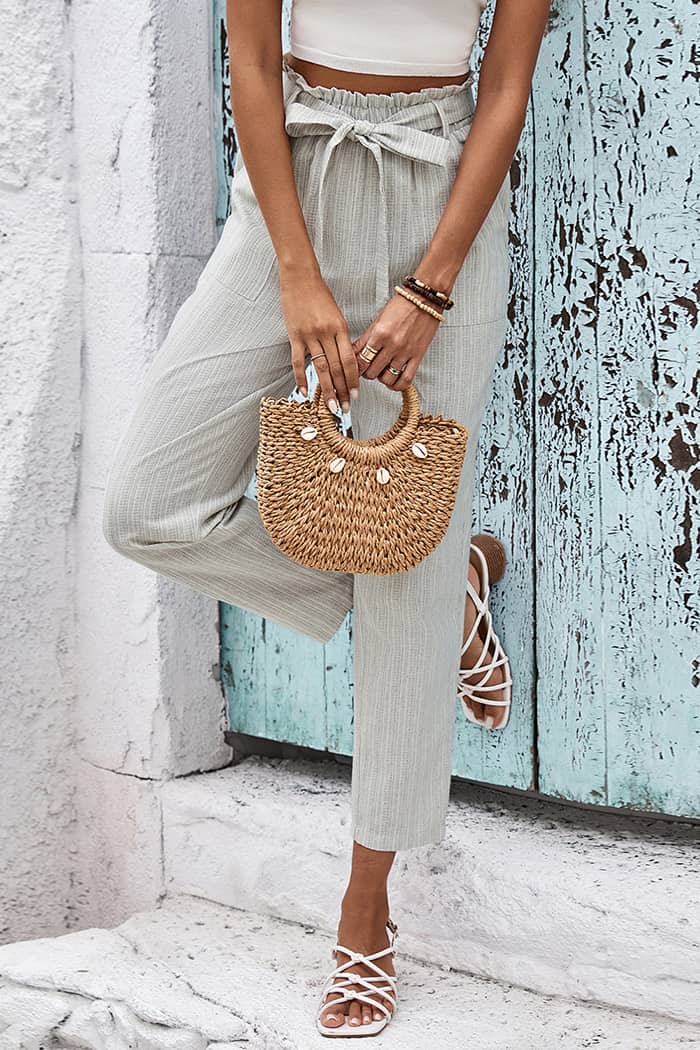 Pantalon Taille Haute <br> Champêtre