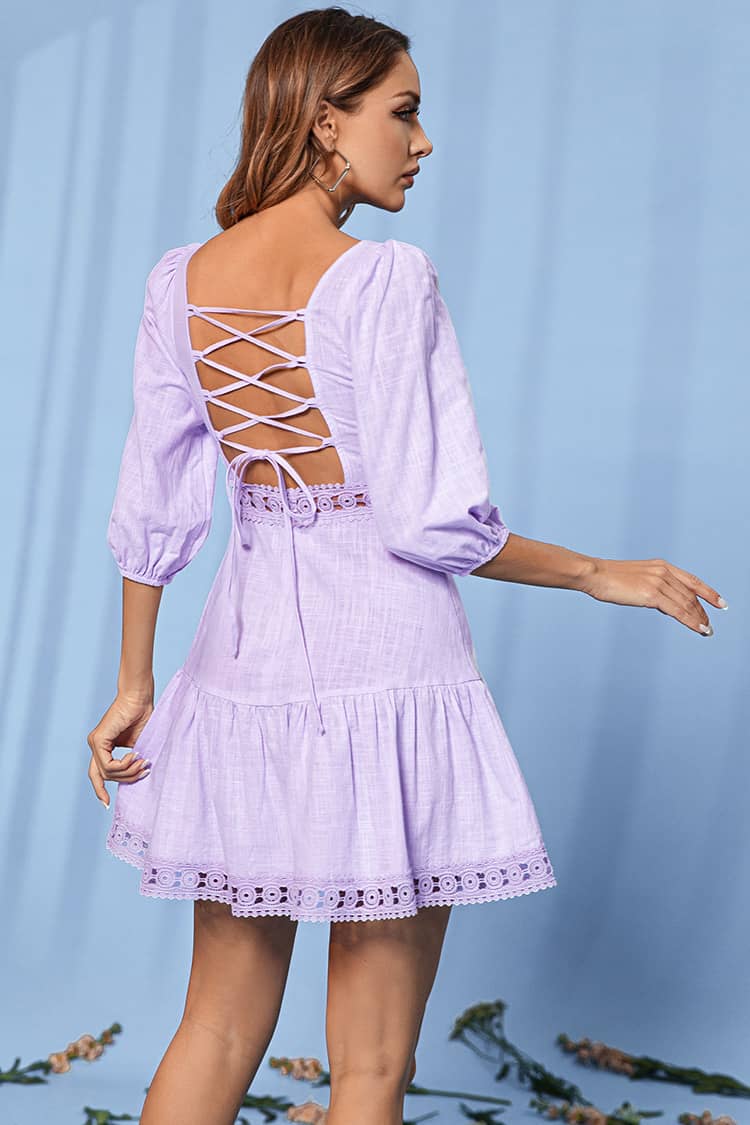 Robe A Lacet <br> Champêtre