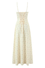 Robe Jaune Fleurie