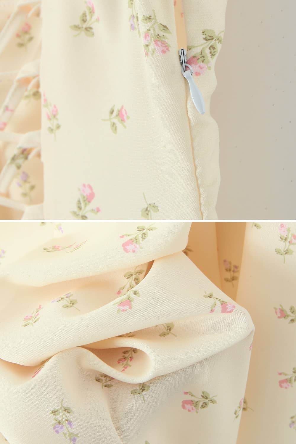 Robe Jaune Fleurie