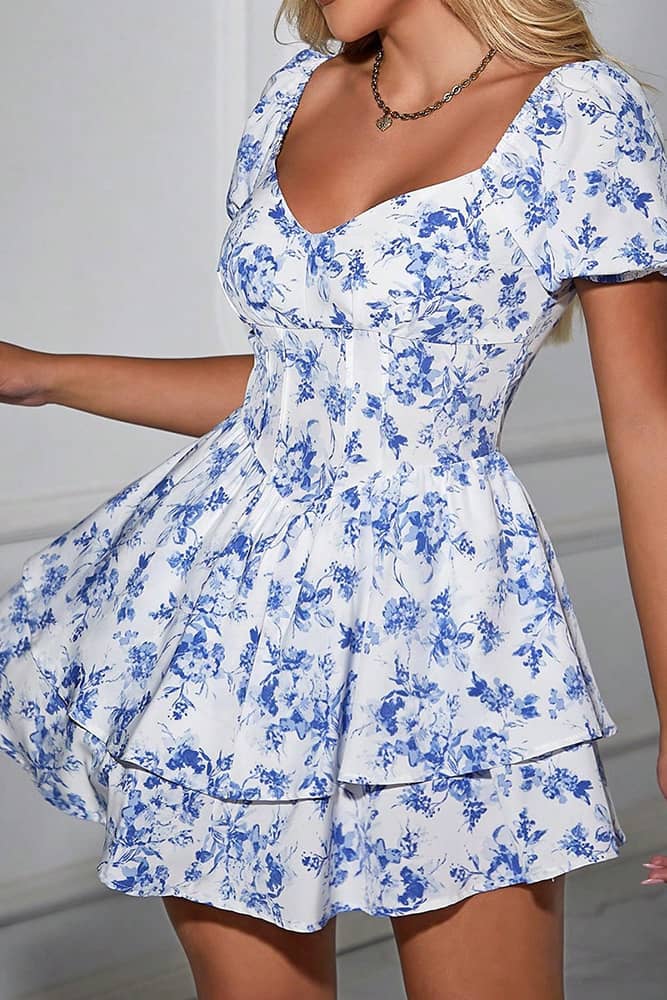 Robe Manches Ballon <br> Champêtre
