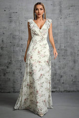 Robe Blanche <br> Fleurie Longue