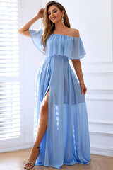 Robe Bleue Invité Mariage <br> Champêtre