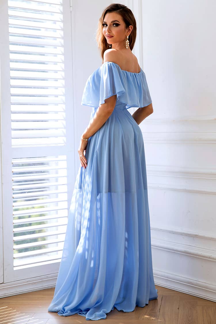 Robe Bleue Invité Mariage <br> Champêtre