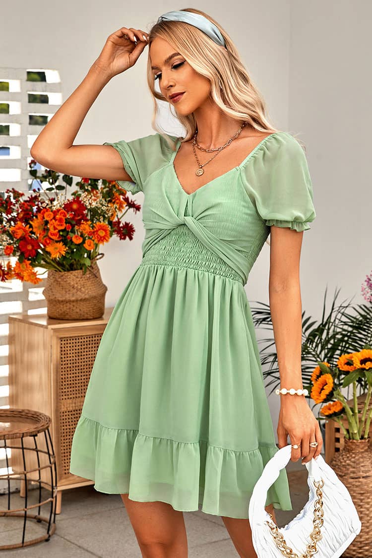 Robe Cérémonie Champêtre Chic <br> Courte