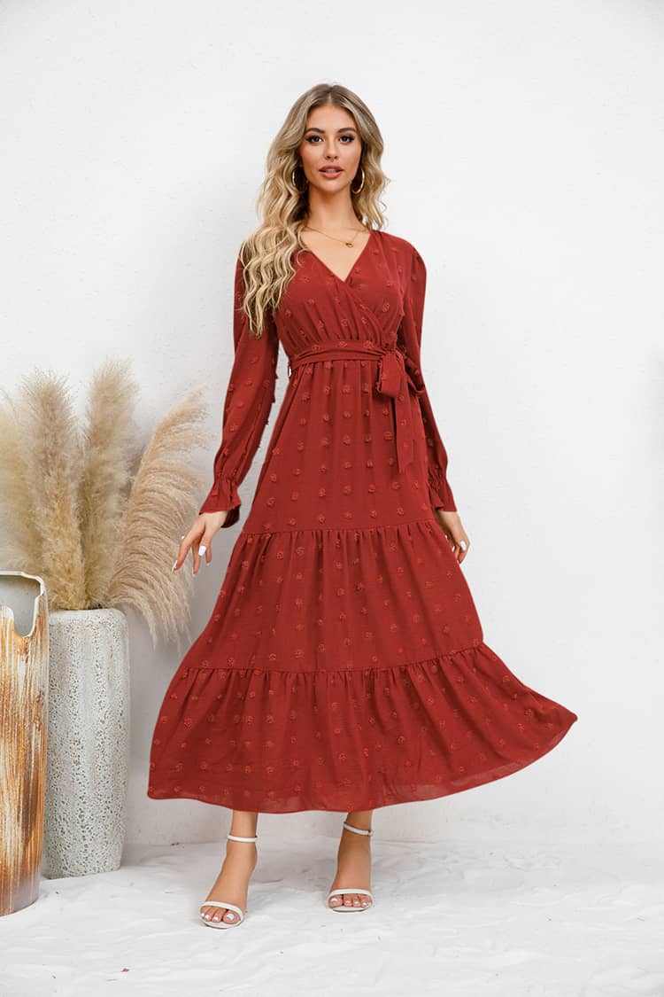 Robe Champêtre Chic <br> Couleur Automne