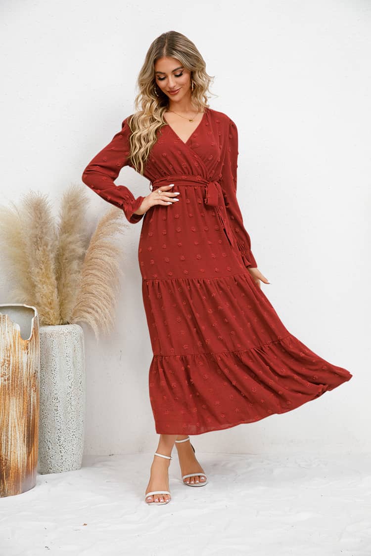 Robe Champêtre Chic <br> Couleur Automne