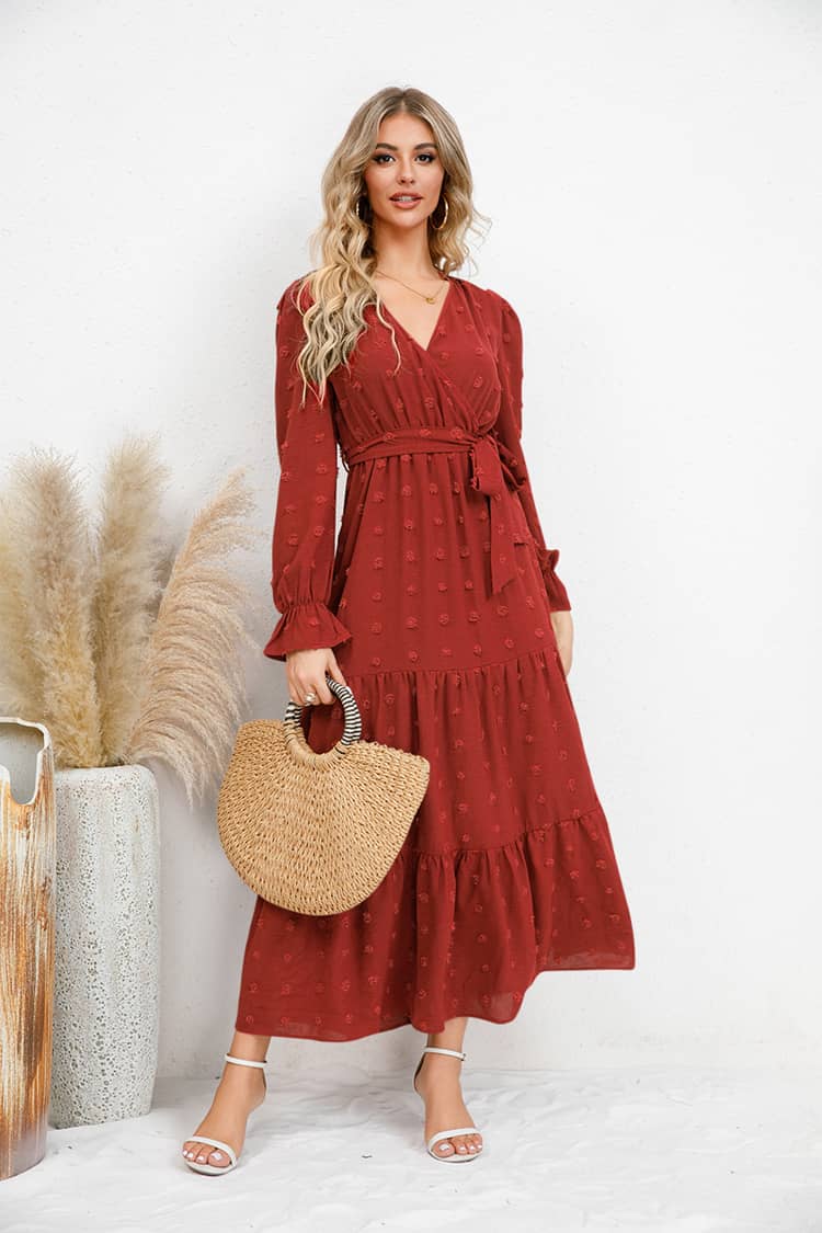 Robe Champêtre Chic <br> Couleur Automne