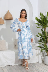 Robe Champêtre Longue <br> Et Avec Manche