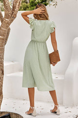 Robe Champêtre Mi-Longue <br> Fluide