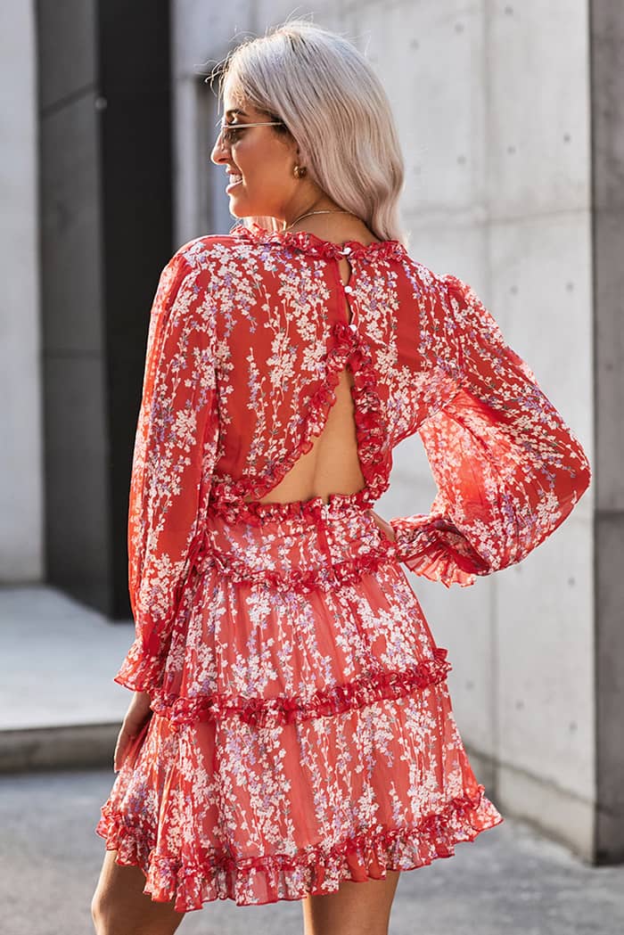 Robe Cocktail Courte <br> Champêtre