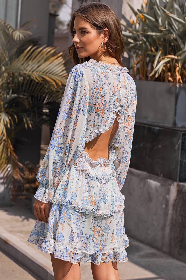 Robe Cocktail Courte <br> Champêtre
