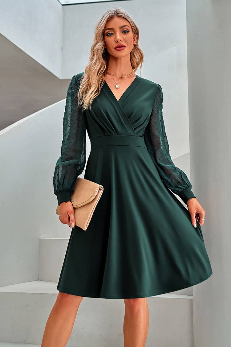 Robe De Cocktail Mariage <br> Champêtre