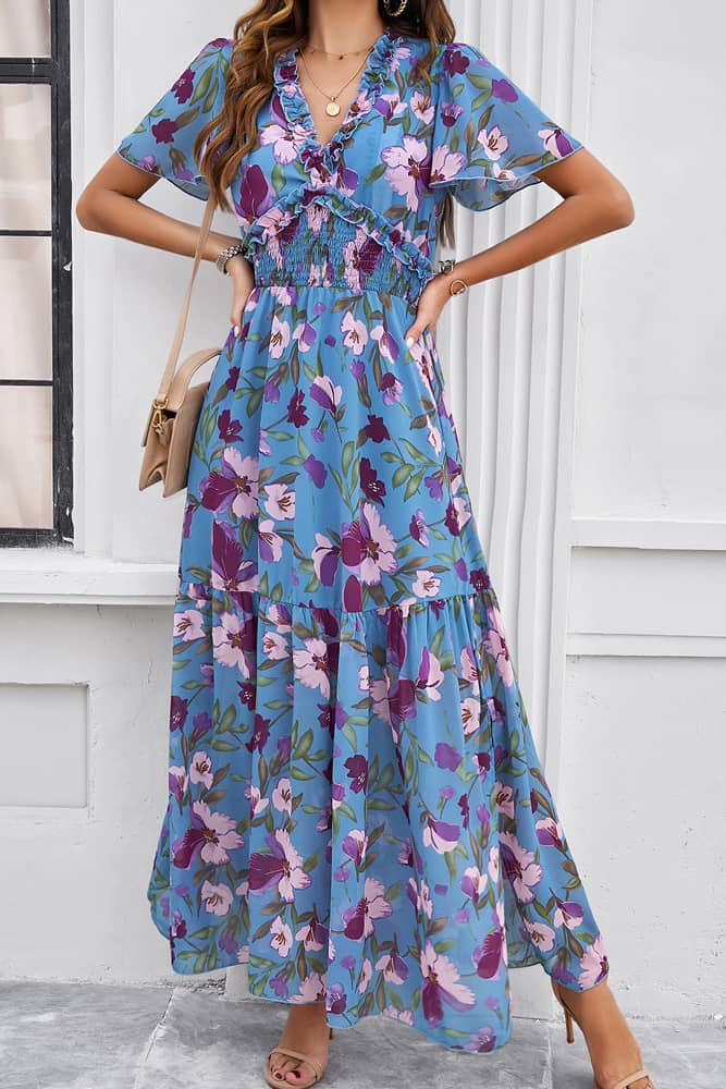 Robe De Printemps <br> Pour Mariage Champêtre Invitée