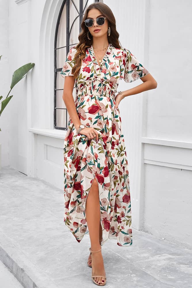 Robe De Printemps <br> Pour Mariage Champêtre Invitée