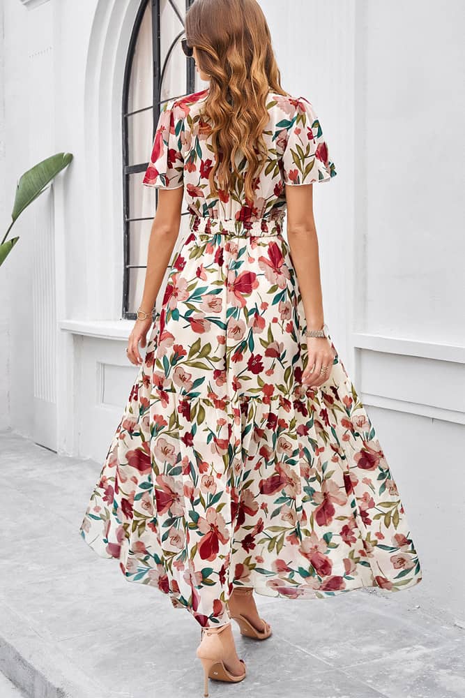Robe De Printemps <br> Pour Mariage Champêtre Invitée