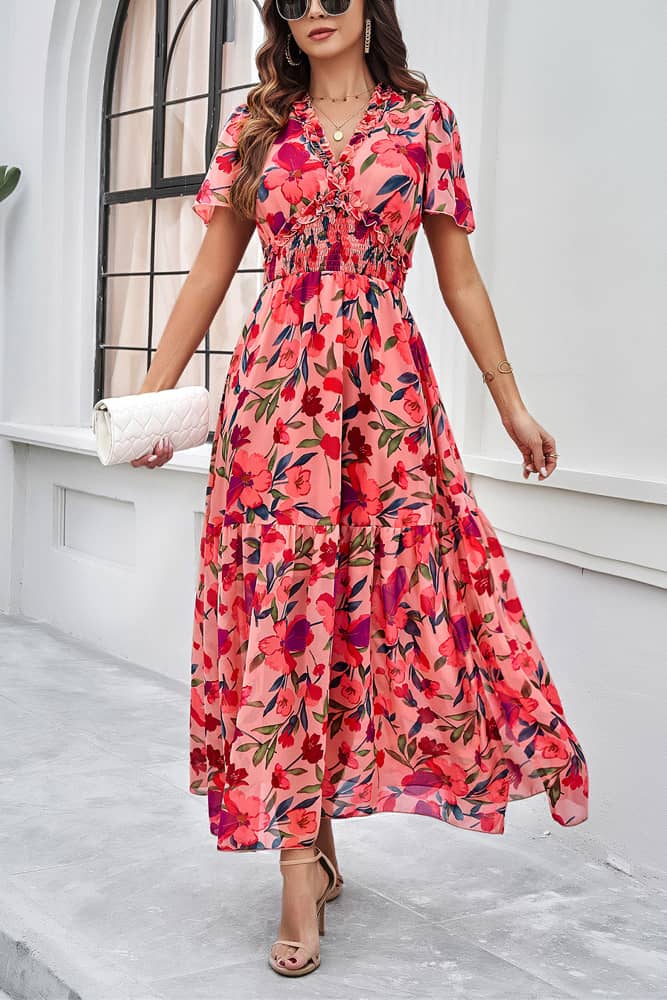 Robe De Printemps <br> Pour Mariage Champêtre Invitée
