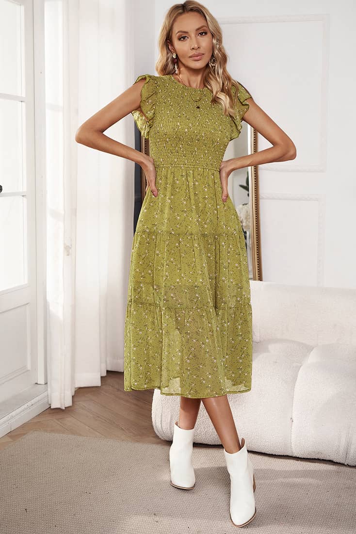 Robe Demoiselle d'Honneur <br> Fleurie Champêtre