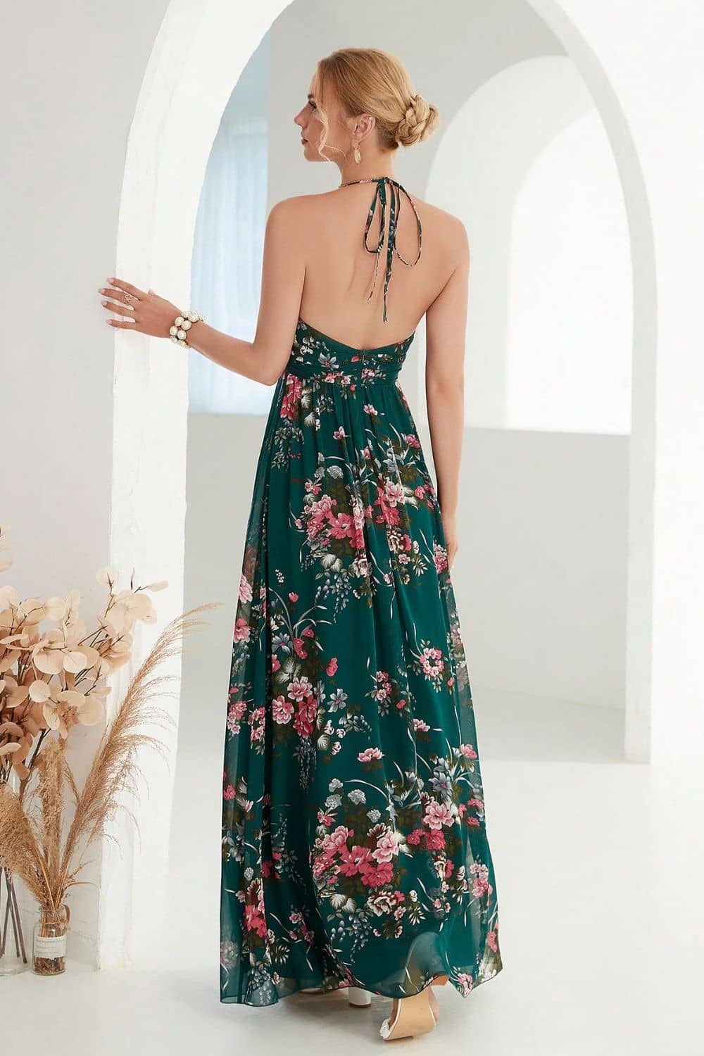 Robe Dos Nu <br> Fleurie