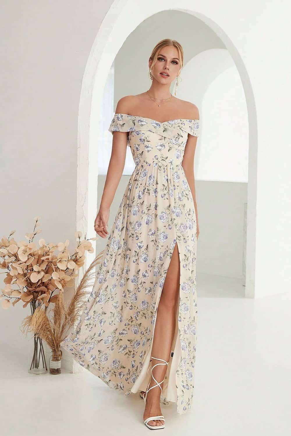 Robe Épaules Dénudées <br> Pour Mariage