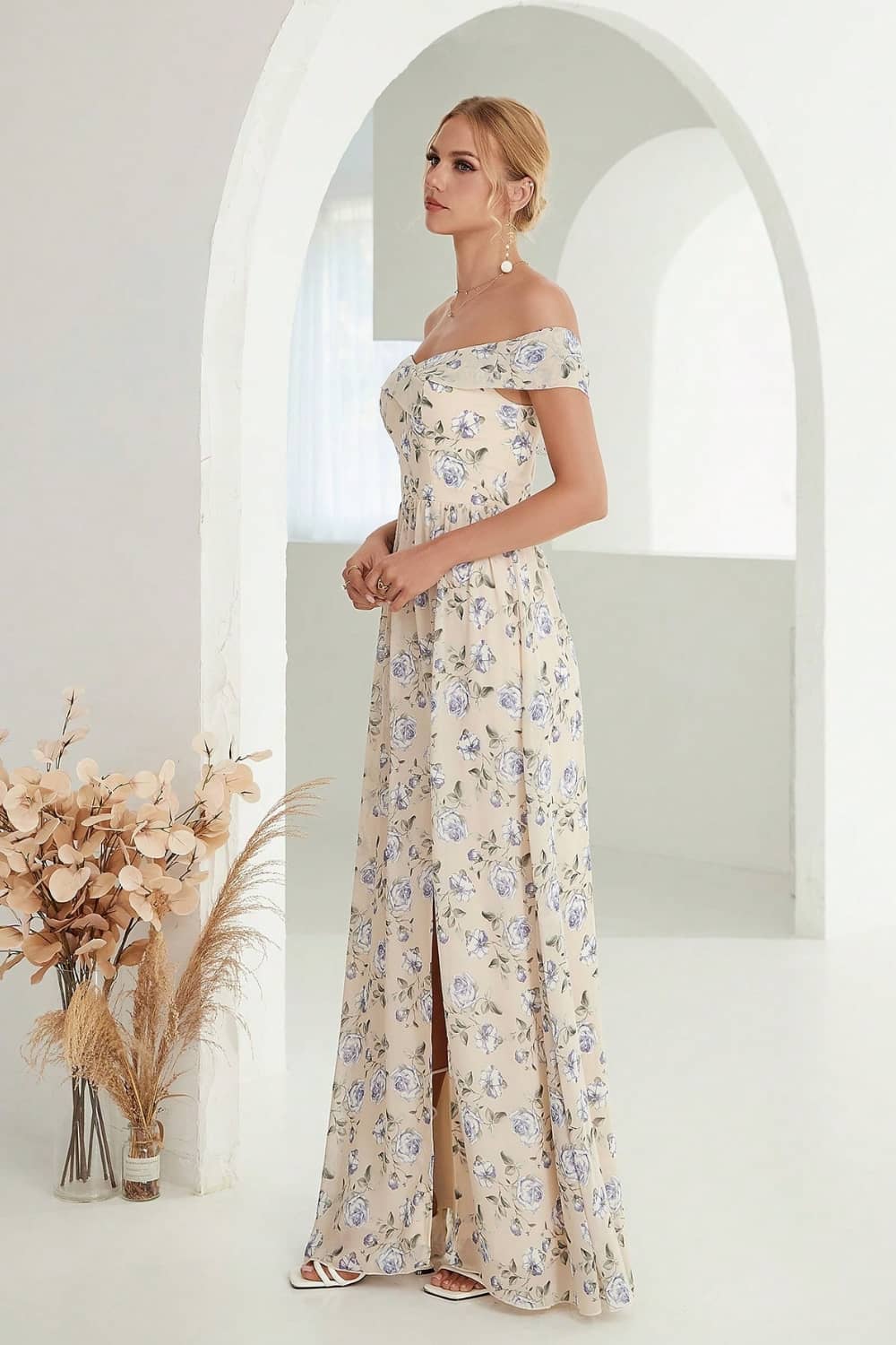 Robe Épaules Dénudées <br> Pour Mariage