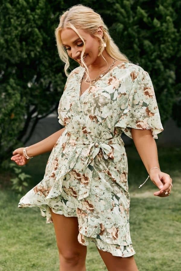 Robe Invitée Mariage Champêtre <br> Grande Taille 