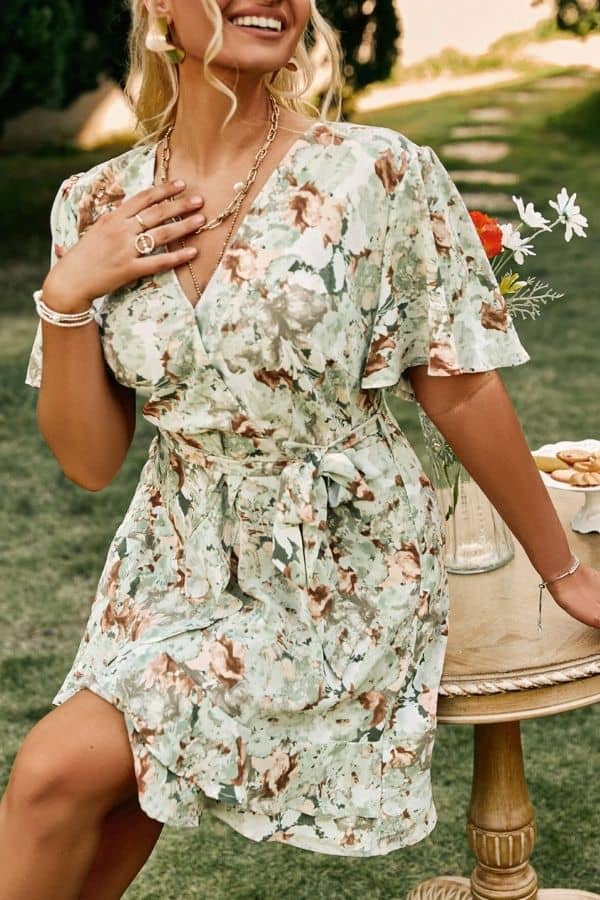 Robe Invitée Mariage Champêtre <br> Grande Taille 