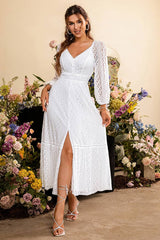 Robe Longue Blanche <br> Champêtre