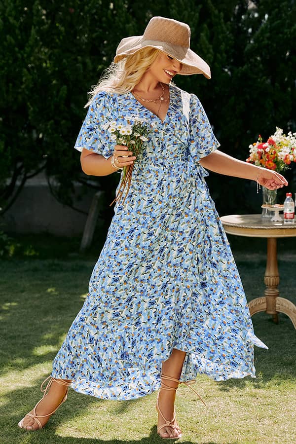 Robe Longue Champêtre <br> Grande Taille