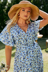 Robe Longue Champêtre <br> Grande Taille