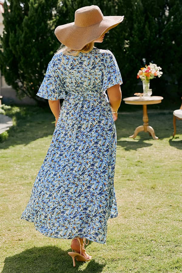 Robe Longue Champêtre <br> Grande Taille