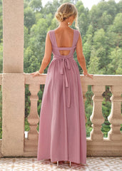 Robe Longue Champêtre <br> Rose