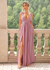 Robe Longue Champêtre <br> Rose