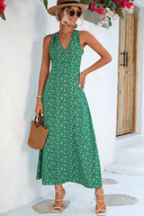Robe Longue Champêtre <br> Verte