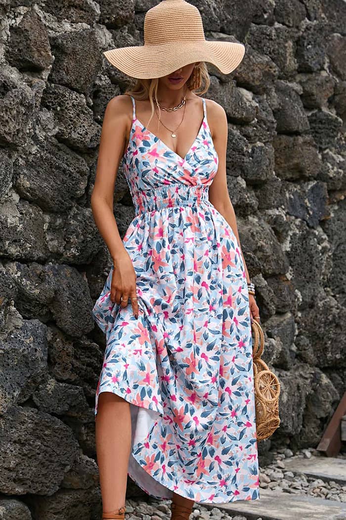 Robe Longue Imprimé <br> Champêtre