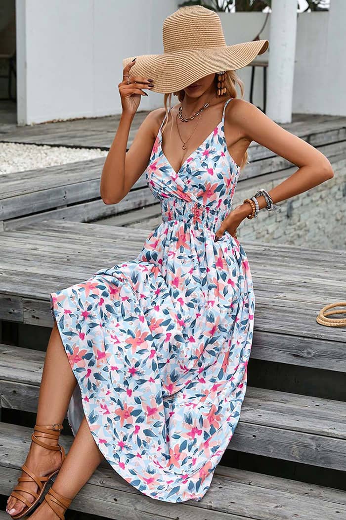 Robe Longue Imprimé <br> Champêtre