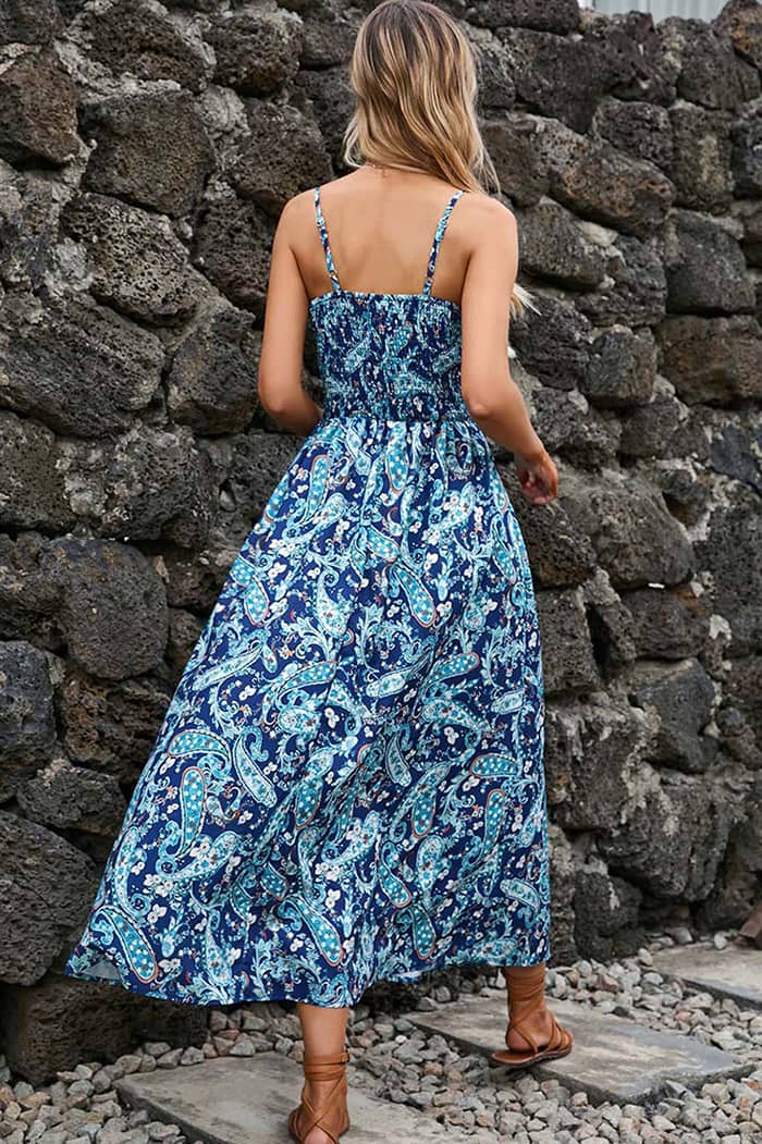 Robe Longue Imprimé <br> Champêtre