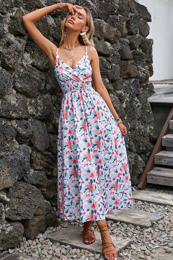 Robe Longue Imprimé <br> Champêtre