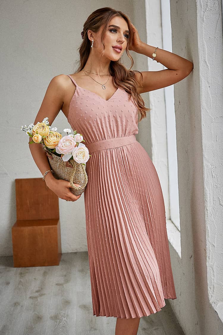 Robe Mi-Longue <br> Pour Un Mariage Champêtre