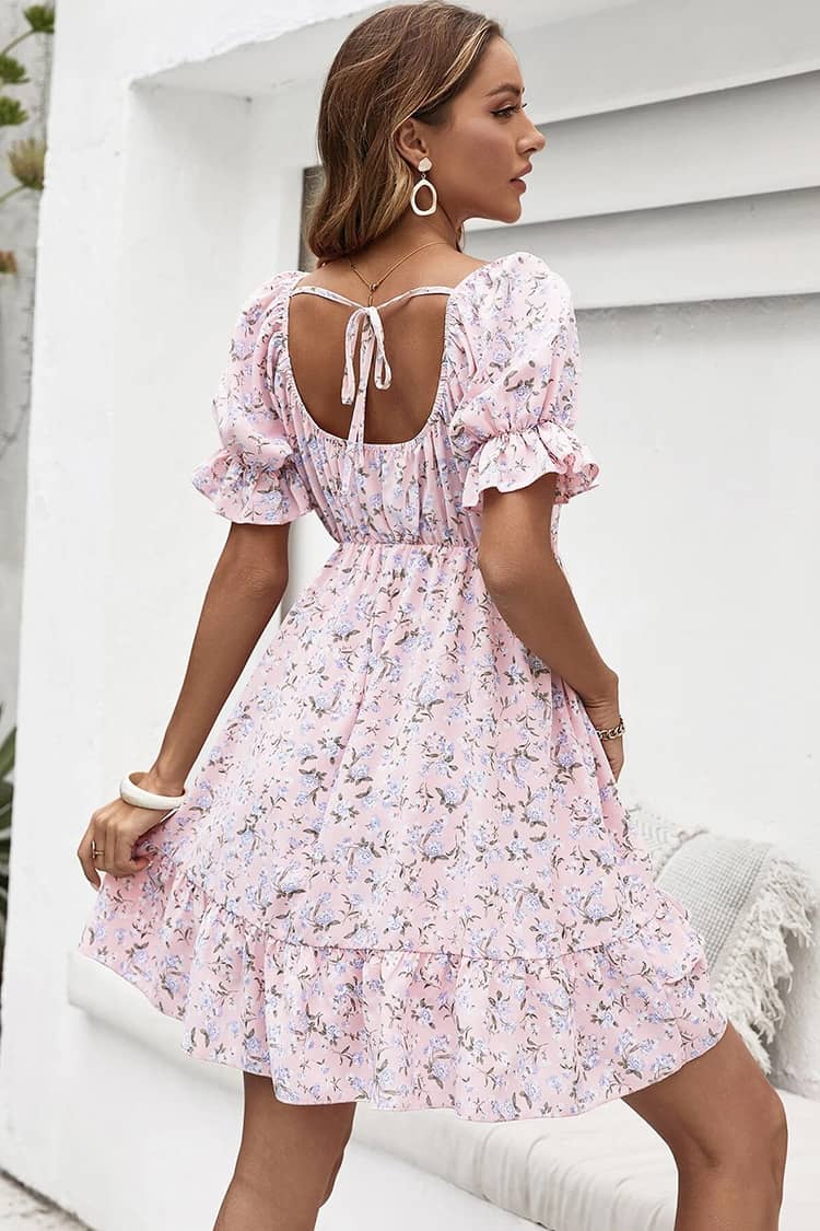 Robe Rose Pâle Style <br> Vintage Champêtre