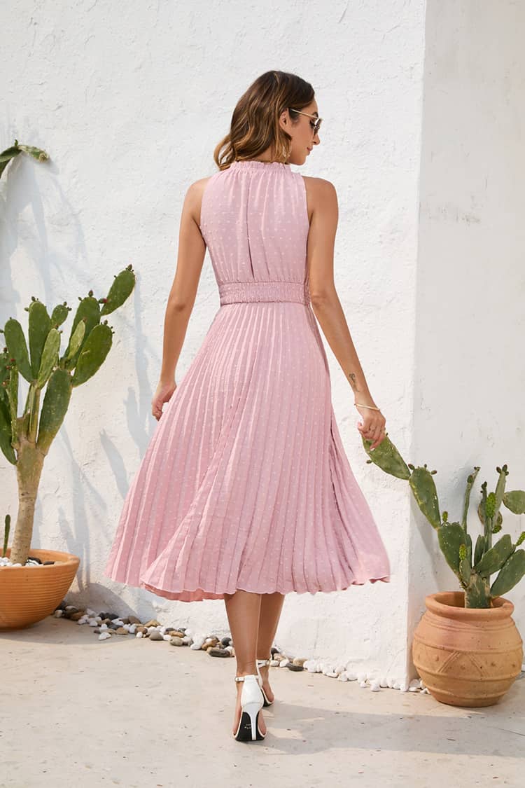 Robe Rose Poudré Mariage <br> Champêtre