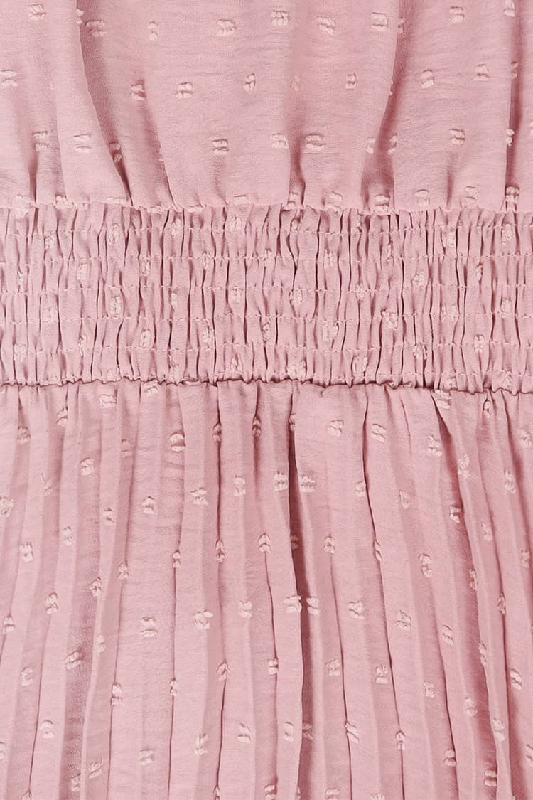 Robe Rose Poudré Mariage <br> Champêtre